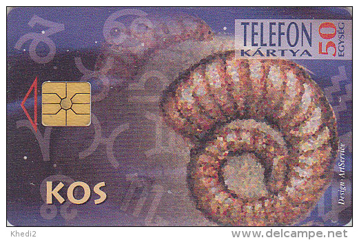 Télécarte à Puce HONGRIE - Zodiaque - BELIER / Scans Recto & Verso - ARIES Horoscope Chip Phonecard - WIDDER - 402 - Zodiac