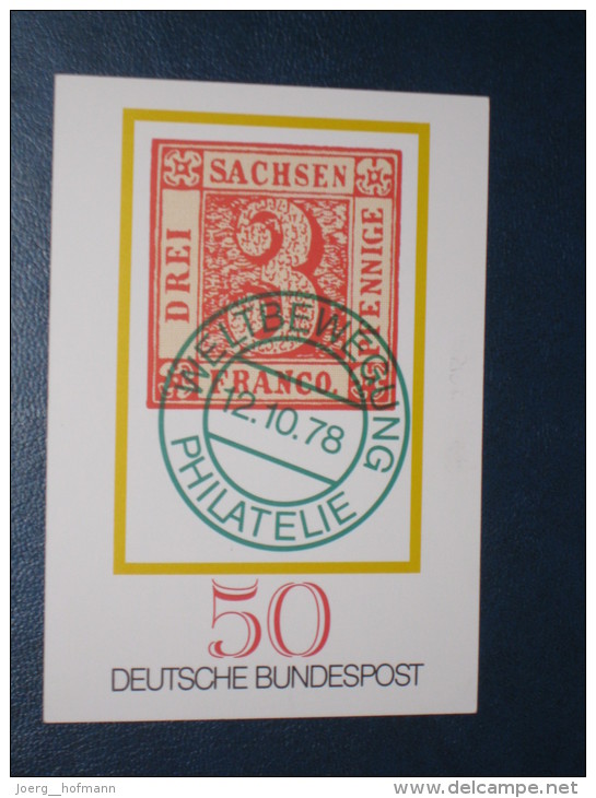 Germany Deutschland Bund Ganzsache Postal Stationery 1978 Tag Der Briefmarke Posthausschild Badisch Mint Ungebraucht ** - Cartes Postales Illustrées - Neuves