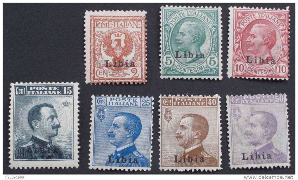 Italie Lybie 1912 Neufs * (3 Scans) - Libia