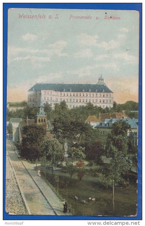 Deutschland; Weissenfels Saale; Promenade Und Schloss; 1908 - Weissenfels