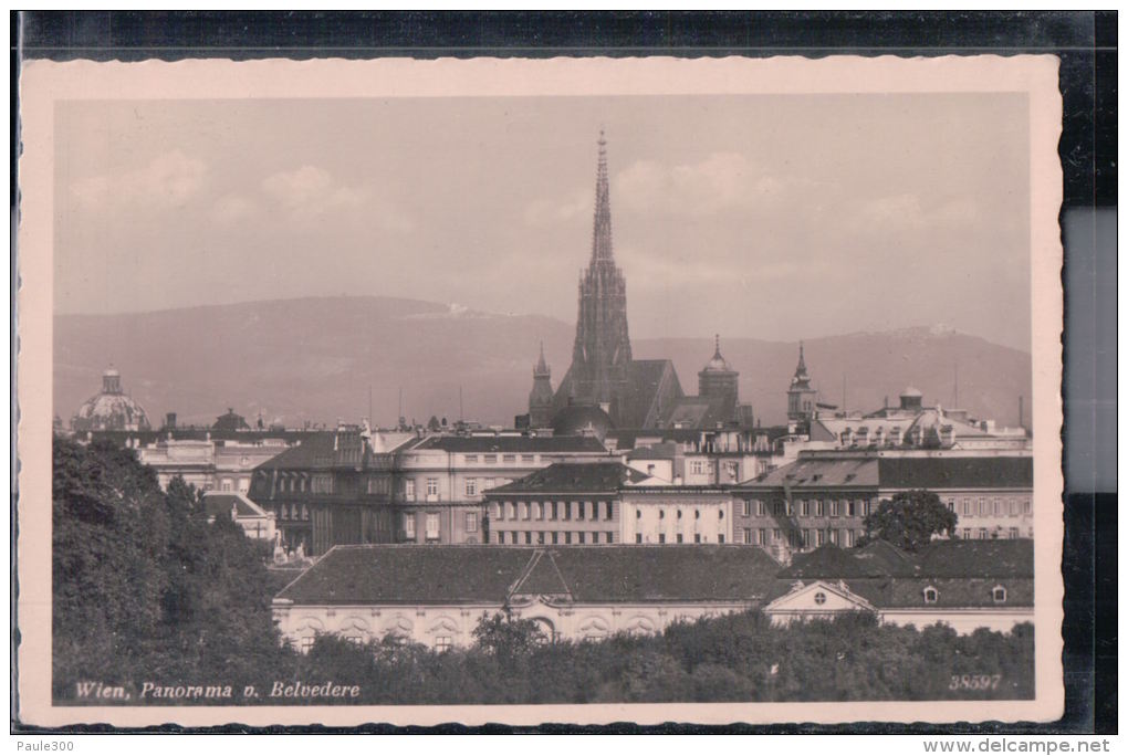 Wien - Panorama Vom Belvedere - Belvédère