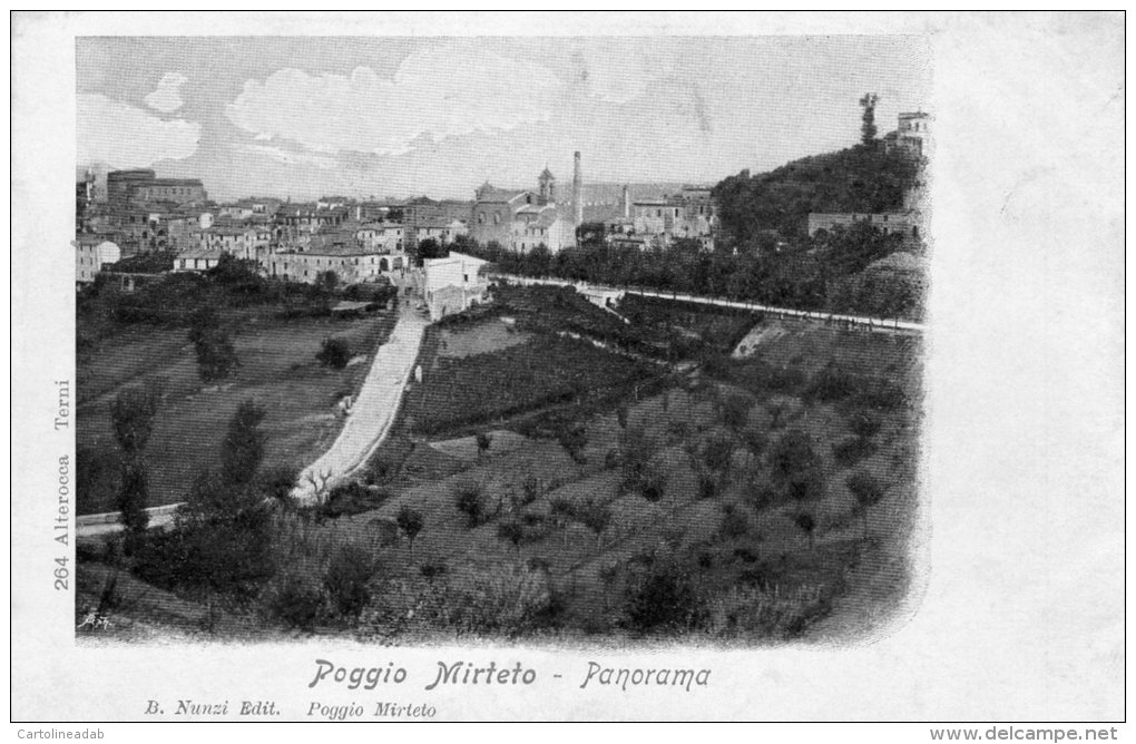 [DC6722] POGGIO MIRTETO (RIETI) - PANORAMA - Old Postcard - Rieti