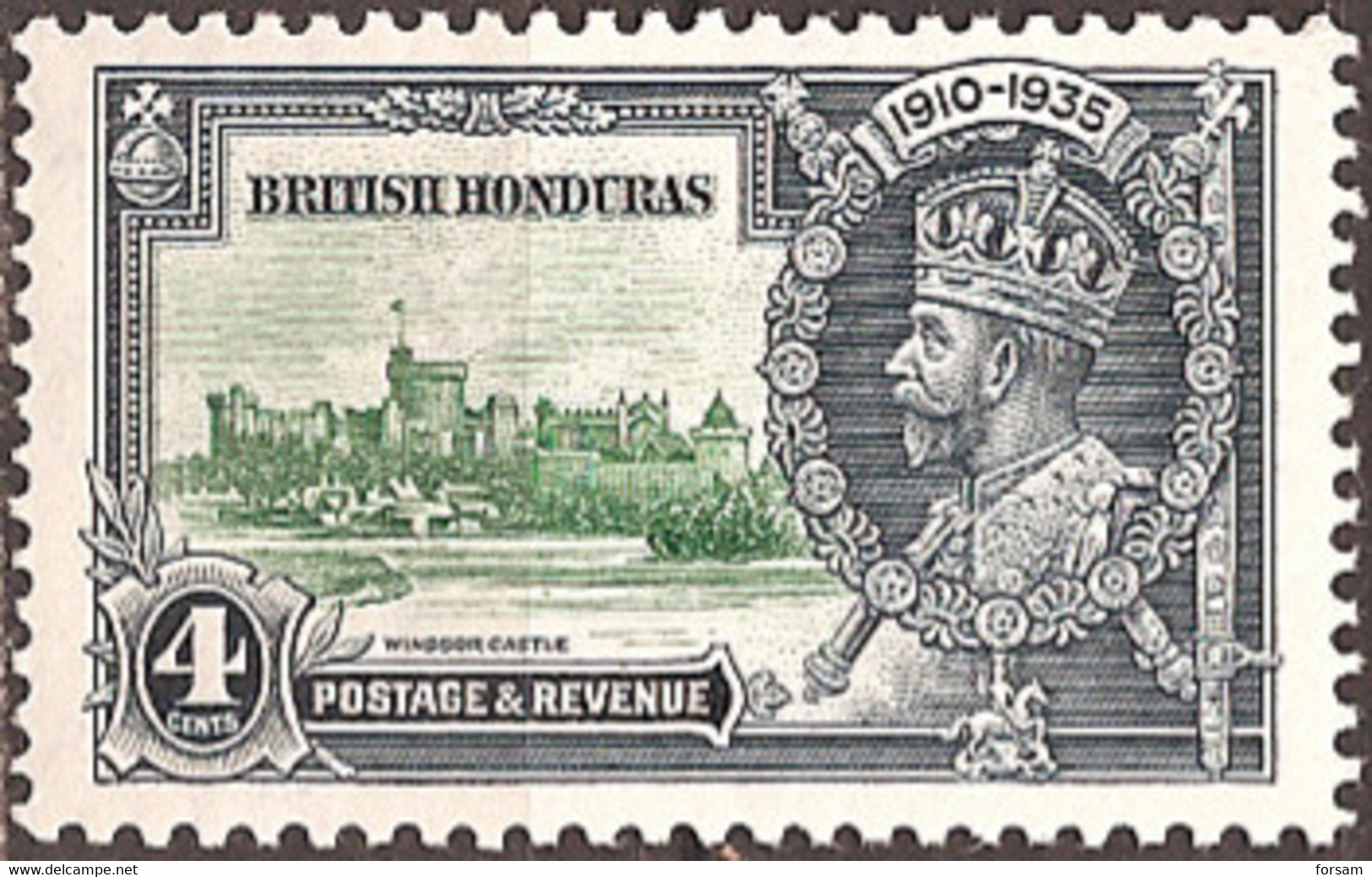 BRITISH HONDURAS..1935..Michel # 106...MLH. - Honduras Británica (...-1970)