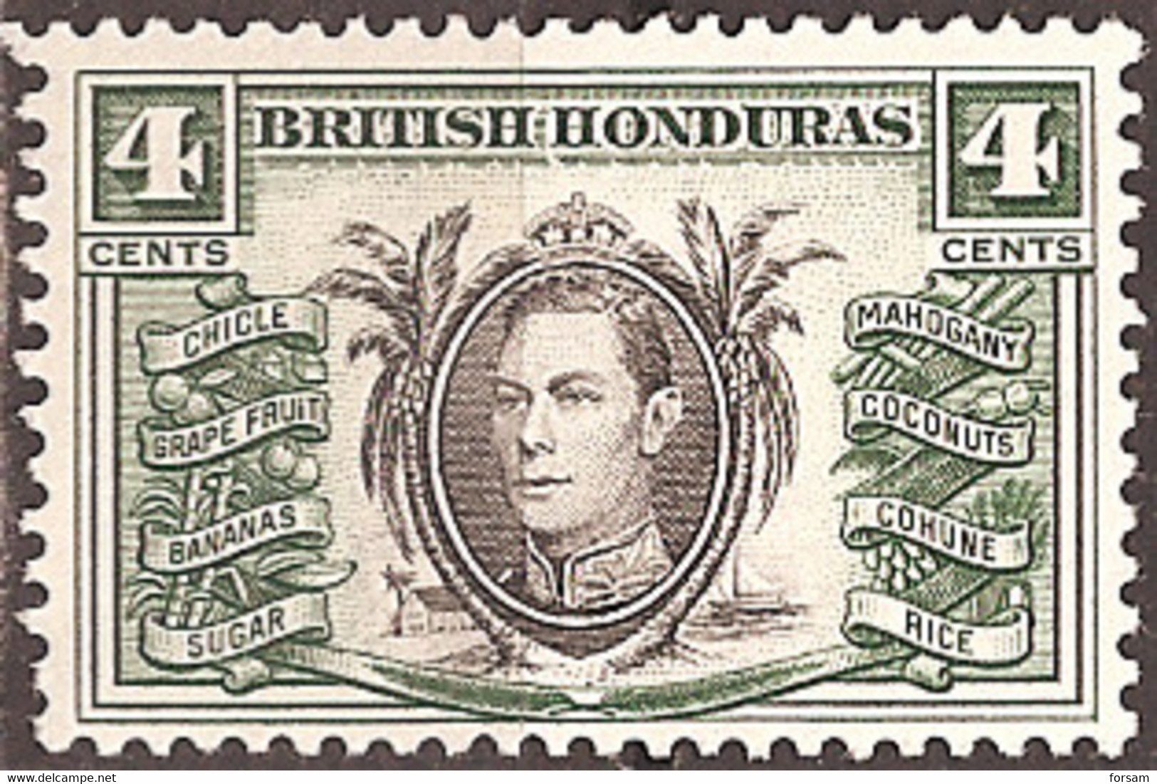 BRITISH HONDURAS..1938..Michel # 115...MLH. - Honduras Británica (...-1970)