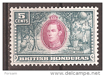 BRITISH HONDURAS..1938..Michel # 116...MLH. - British Honduras (...-1970)