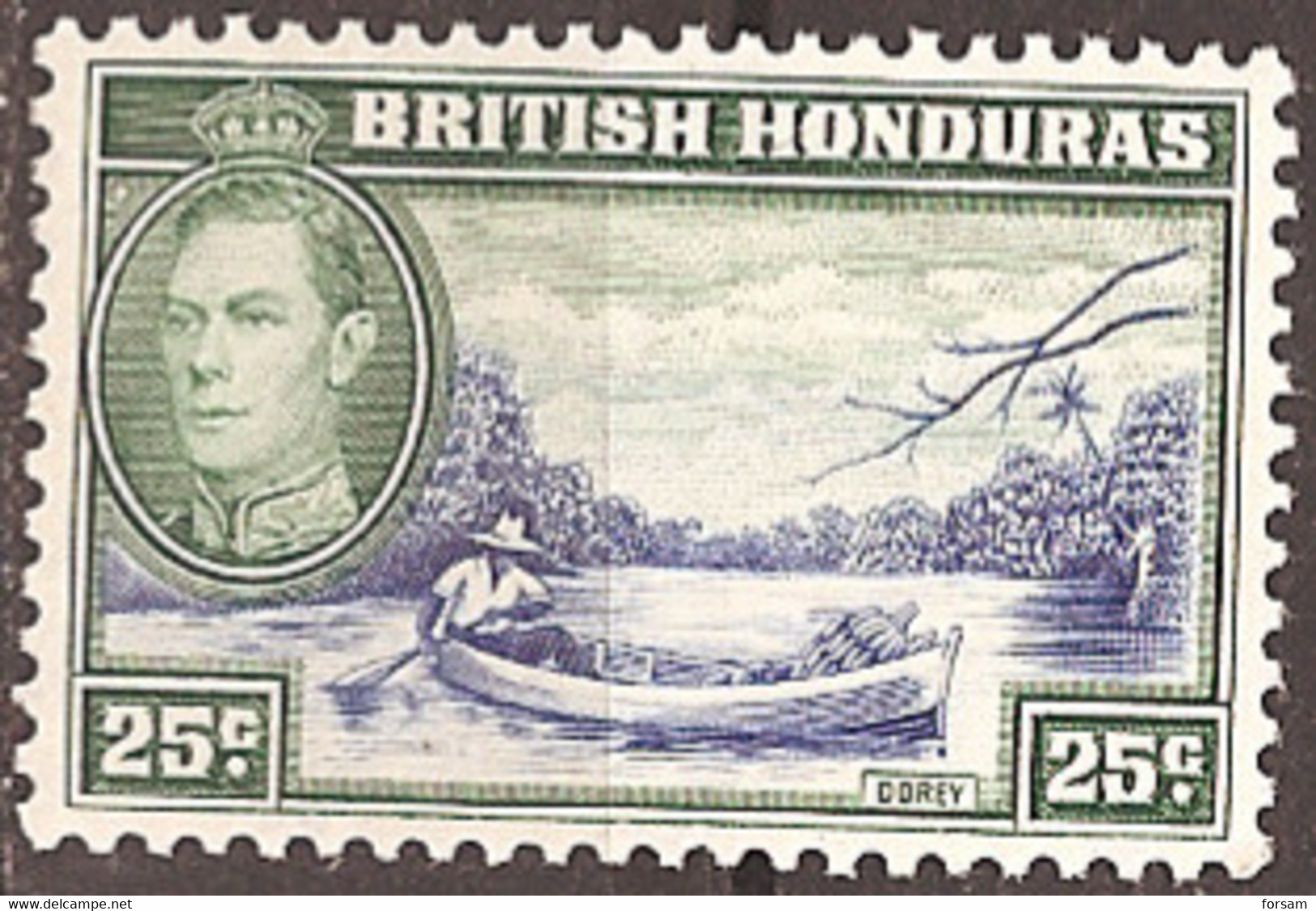 BRITISH HONDURAS..1938..Michel # 119...MLH. - Honduras Británica (...-1970)