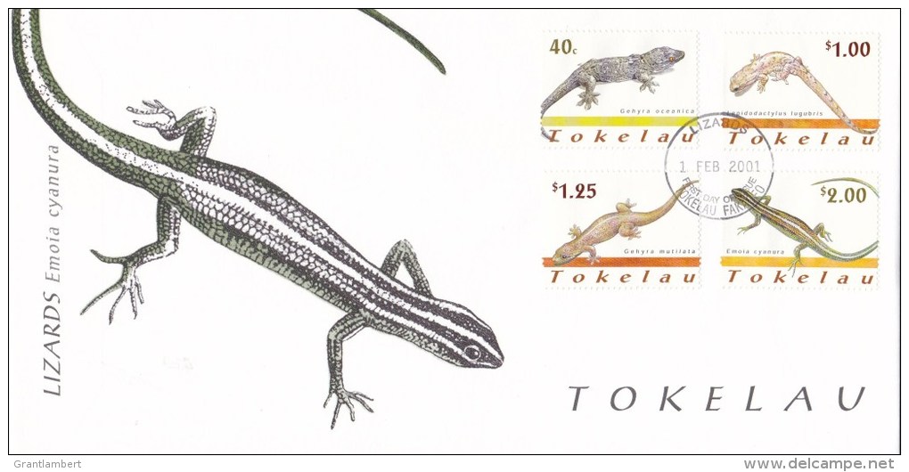 Tokelau 2001 Lizards FDC - Tokelau