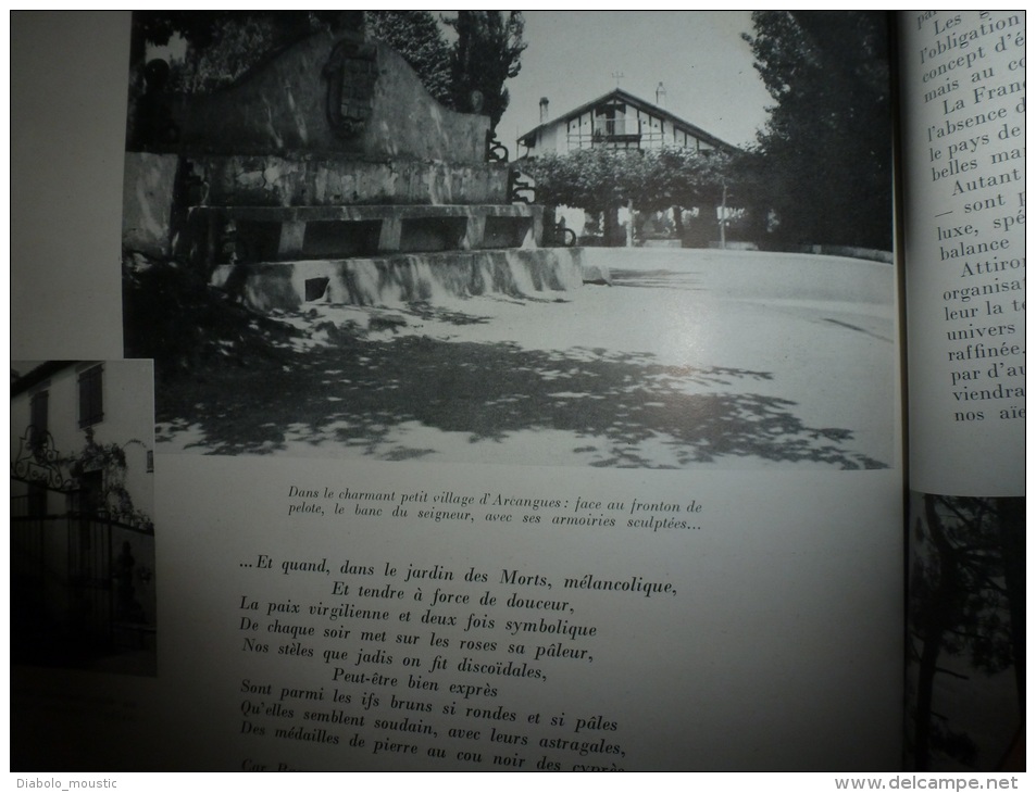 1948 PLAISIR DE FRANCE  ; La-Roche-Bernard (Morbihan);Mas de la Dame (Baux de Provence); Biarritz;ARCANGUES; Bidassoa