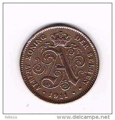 00 ALBERT I   2 CENTIEM   1911  VL - 2 Cent