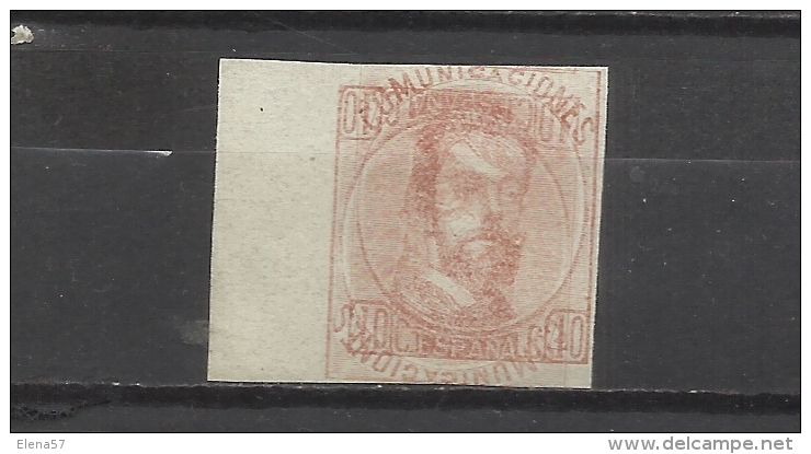 0650 -PRUEBA AMADEO I AÑO 1872 Nº125.PRUEBA ESSAY PROOF Stamp Classic..PRUEBA ESSAY PROOF AMADEO I DE SABOYA Nº 125 AÑO - Neufs