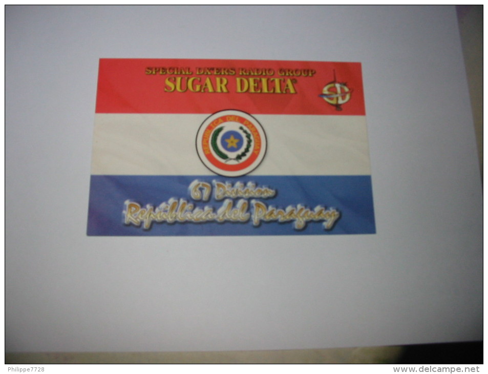 REPUBLICA DEL PARAGUAY  Carte CB * - CB