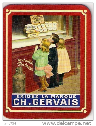 Magnet Publicitaire GERVAIS. - Advertising