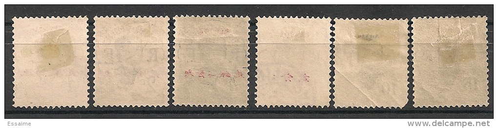 Canton (chine, China). 1908. N° 50-55. Oblit. Et Neuf * MH - Gebraucht