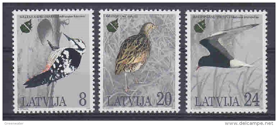 Latvia 1995 European Nature (birds) 3v ** Mnh (12384) - European Ideas