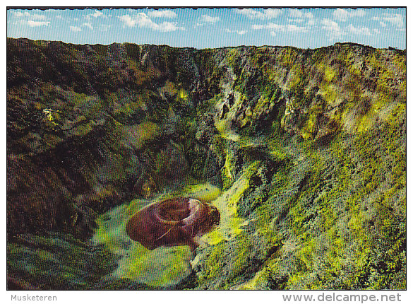 El Salvador "El Voqueron" Cráter Del Volcan De San Salvador Krüger (2 Scans) - El Salvador