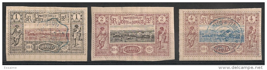 Côte Française Des Somalis. 1894. N° 6,7,8. Oblit. Et Neuf * MH - Sonstige & Ohne Zuordnung