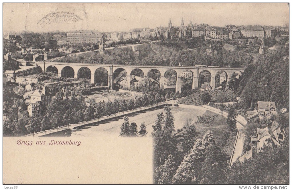 1906 GRUSS AUS LUXEMBOURG - Luxembourg - Ville