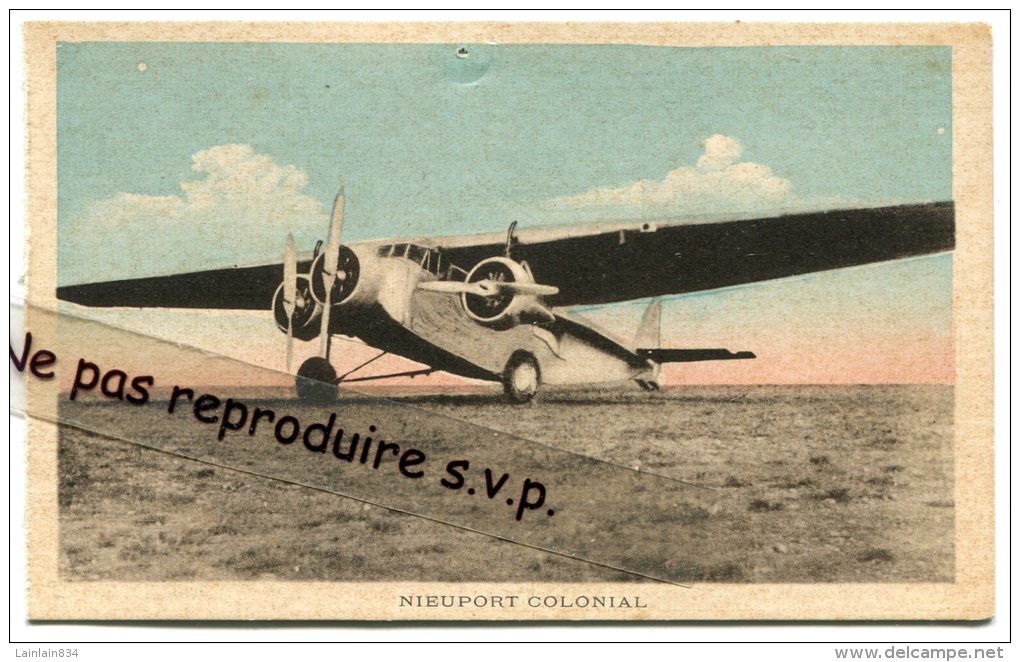 - NIEUPORT COLONIAL - 3 Moteurs à Hélice, Peu Courante, Édit Narbo, Non écrite, TBE, Scans. - 1919-1938: Entre Guerres