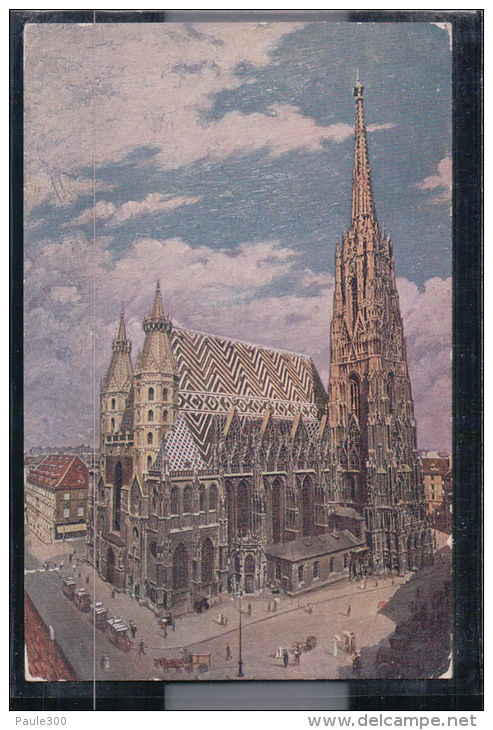 Wien - Stephanskirche - Colorkarte - Églises