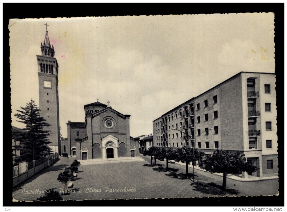 CASTELLANZA    CHIESA  PARROCCHIALE   VARESE  LOMBARDIA   VIAGGIATA  COME DA FOTO - Busto Arsizio