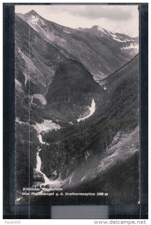 Krimml - Wasserfälle Vom Plattenkogel Gegen Die Dreiherrenspitze - Krimml