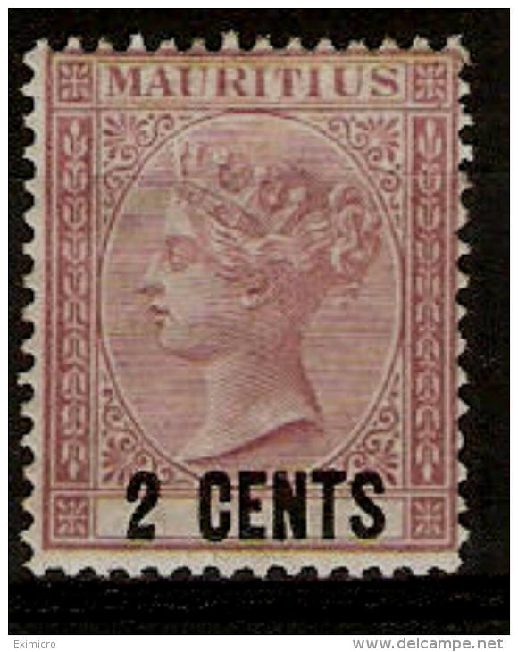 MAURITIUS 1878 2c SG 83 MOUNTED MINT Cat £17 - Mauritius (...-1967)