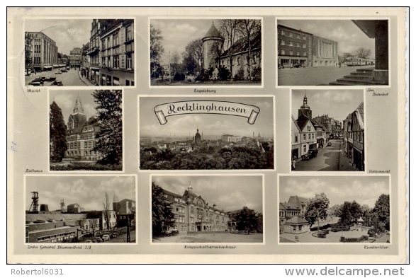 Germany BRD Picture Postcard Of Recklinghausen Posted 1954 - Recklinghausen