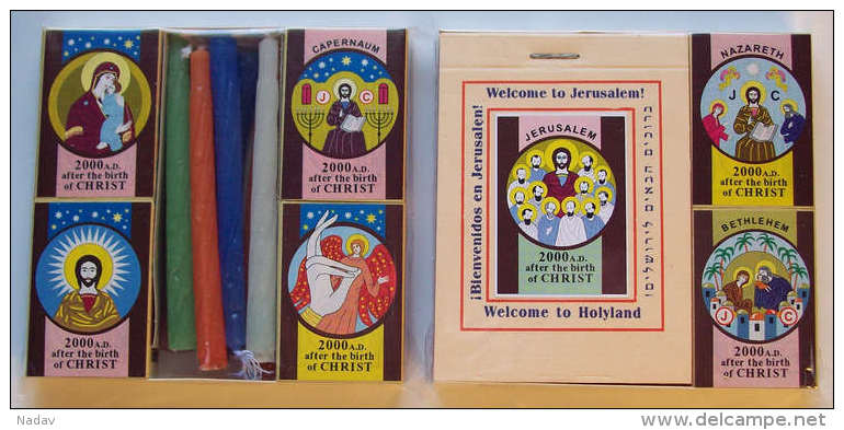 Collection Of Jesus Christ Matchboxes, #0201 - Religion & Esotérisme