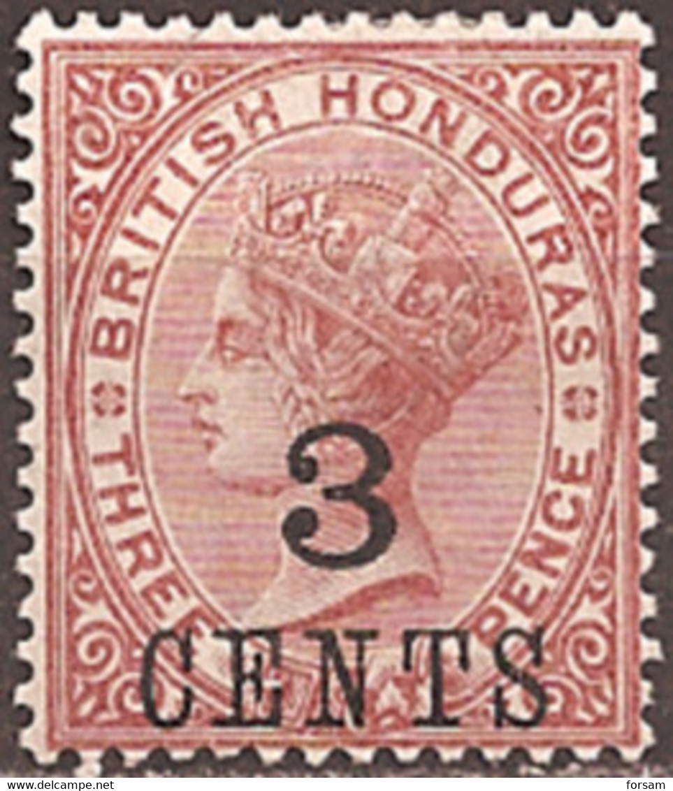 BRITISH HONDURAS..1888..Michel # 22...MLH. - British Honduras (...-1970)