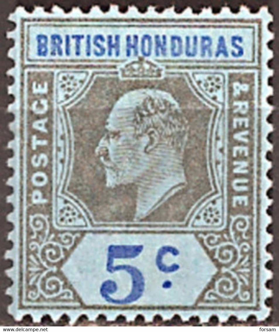 BRITISH HONDURAS..1902..Michel # 52...MLH...MiCV - 22 Euro. - Honduras Británica (...-1970)