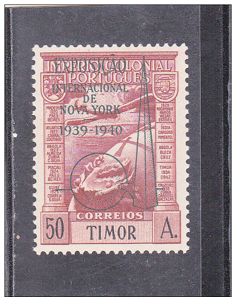 TIMOR  AIR MAIL NEW YORK WORL´S FAIR OVERPRINT (1938)  MNH (**)       Rare - Timor