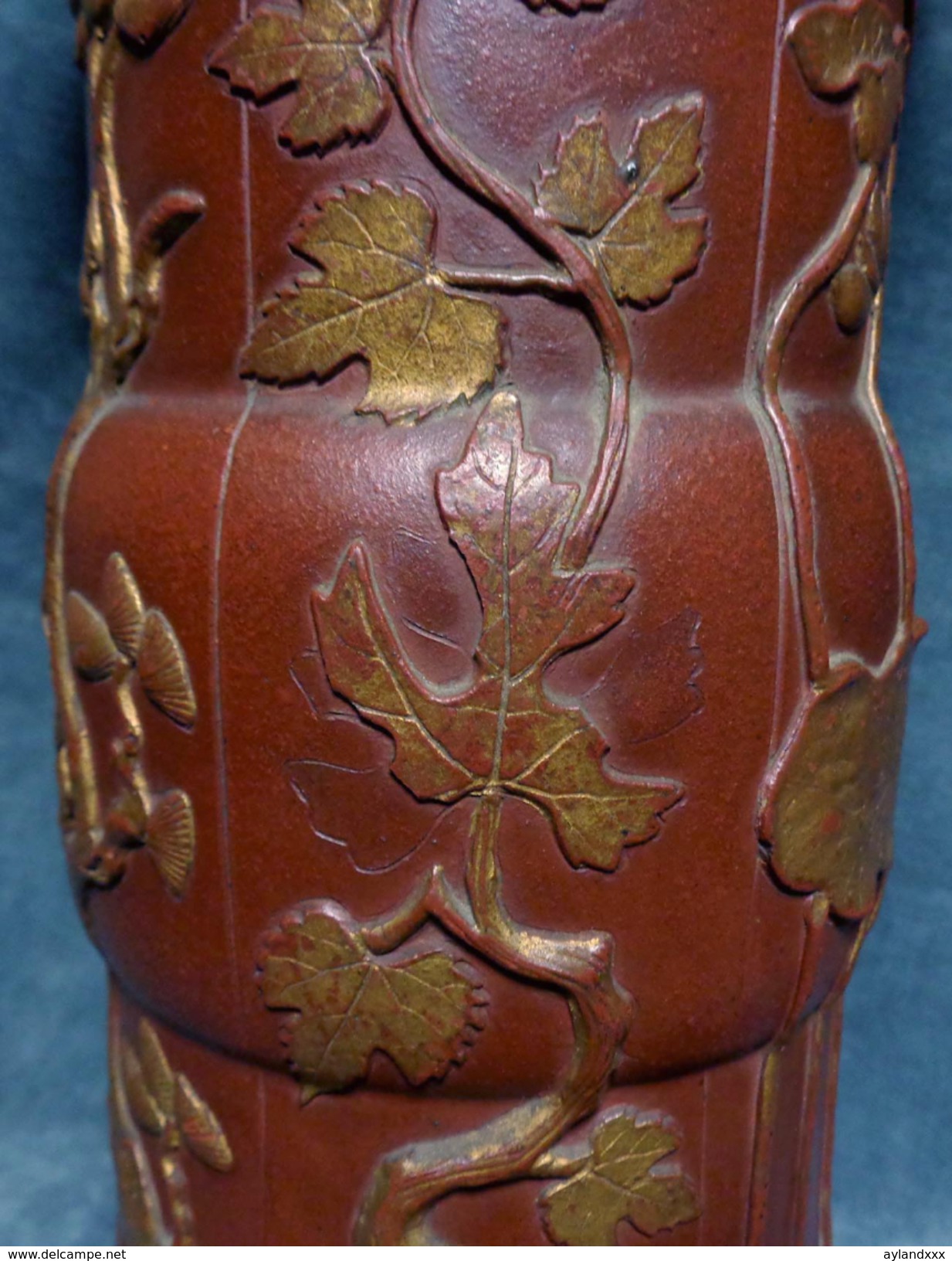 CINA (China): Rare Chinese Yixing vase, Kangxi period