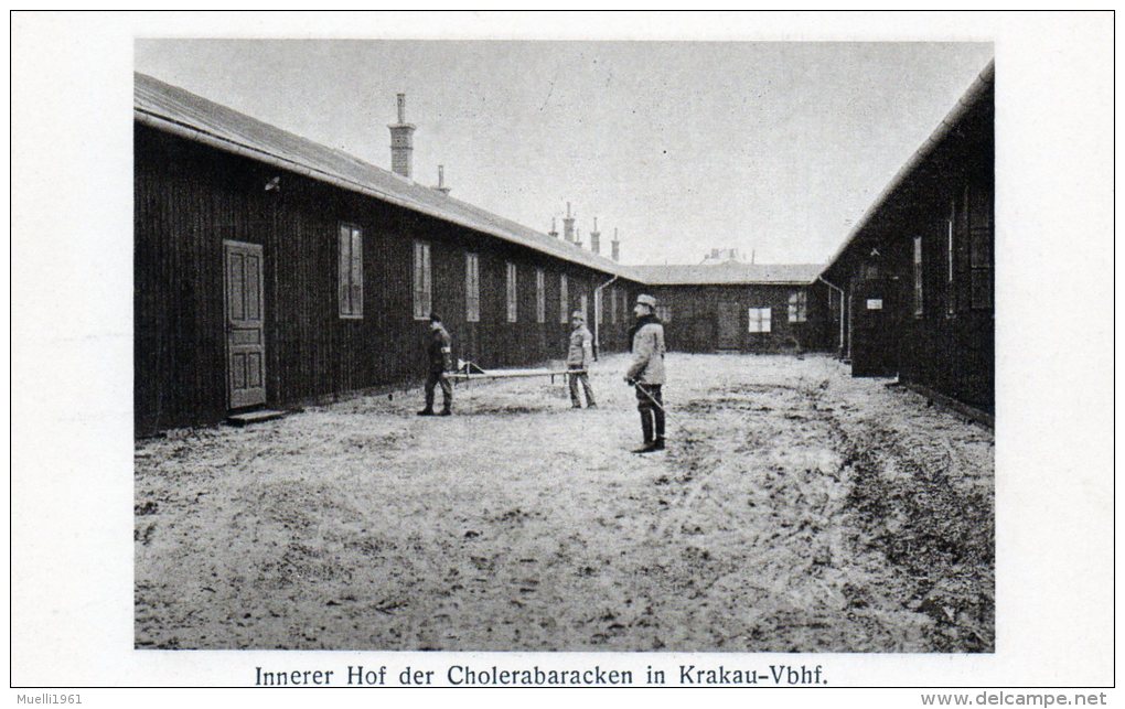 Nr. 482,  Weltkrieg 1914-18, Polen, Krakau-Vbhf.,  Cholerabaracken - Guerra 1914-18