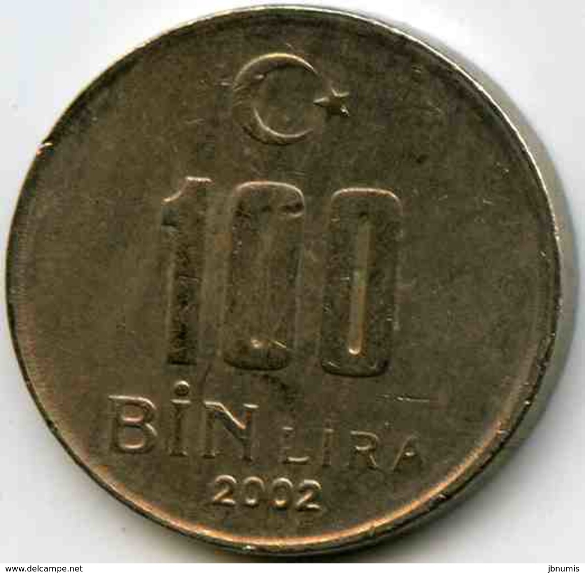 Turquie Turkey 100000 100 Bin Lira 2002 KM 1106 - Turquia