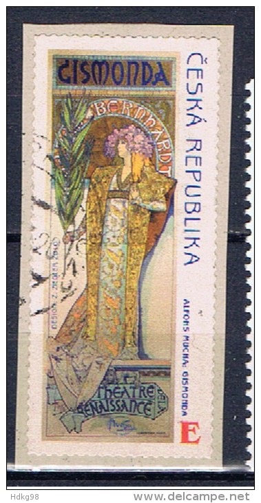 CZ+ Tschechei 2010 Mi 633 Mucha - Used Stamps