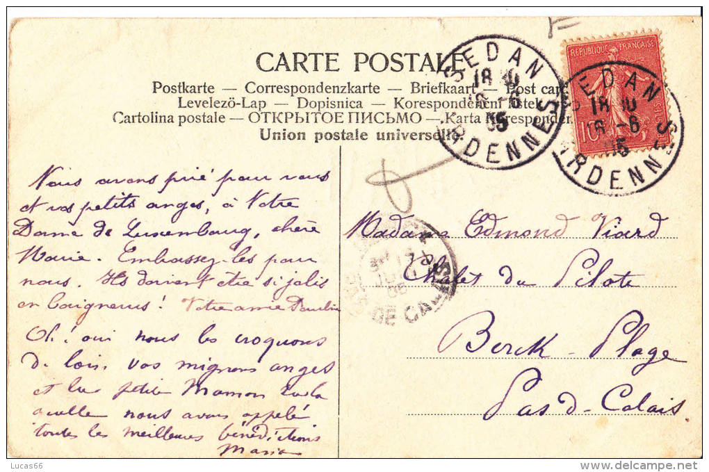 1905 LUXEMBOURG -  CHEMIN DE LA CORNICHE - Lussemburgo - Città