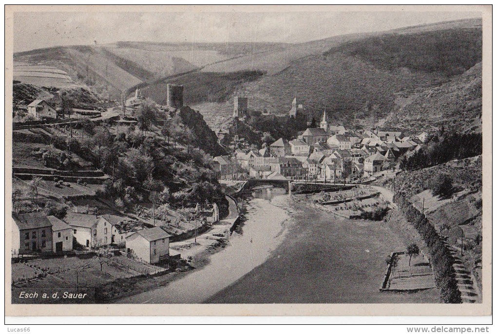 1950 CIRCA ESCH A.D. SAUER - Esch-sur-Sure