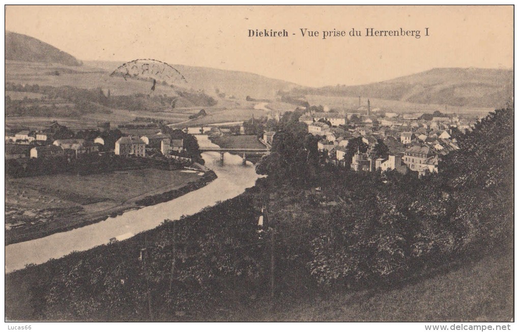 1900 CIRCA DIEKIRCH VUE PRISE DU HERRENBERG - Diekirch