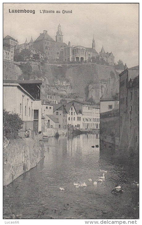 1910 LUXEMBOURG - L'ALZETTE AU GRUND - Luxembourg - Ville