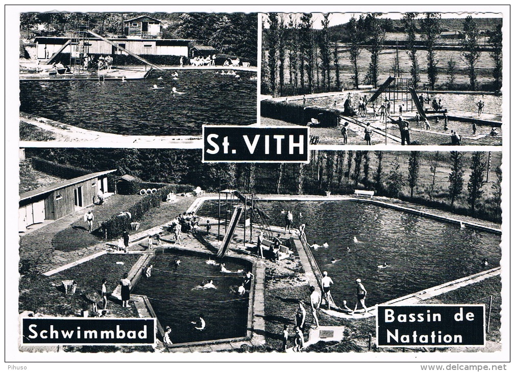 B4601     SANKT-VITH : Bassin De Natation , Schwimmbad - Saint-Vith - Sankt Vith