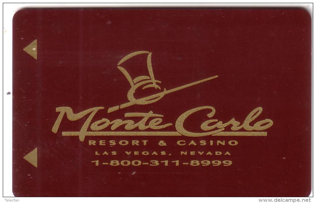USA CLE HOTEL KEY MONTE CARLO CASINO  LAS VEGAS  RARE - Hotelzugangskarten