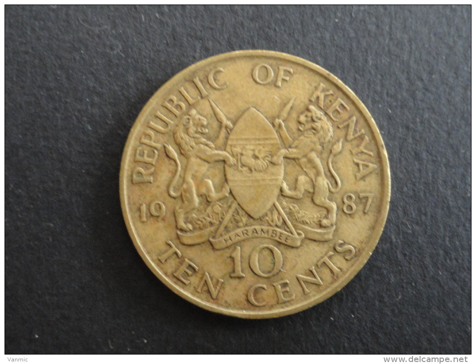 1987 - 10 Cents KENYA - Kenya