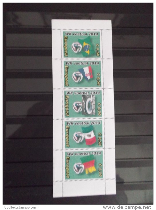 Nederland 2013  Stadspost Europost WK Voetbal  Poule  A    Postfris/mnh/sans Charniere - Unused Stamps
