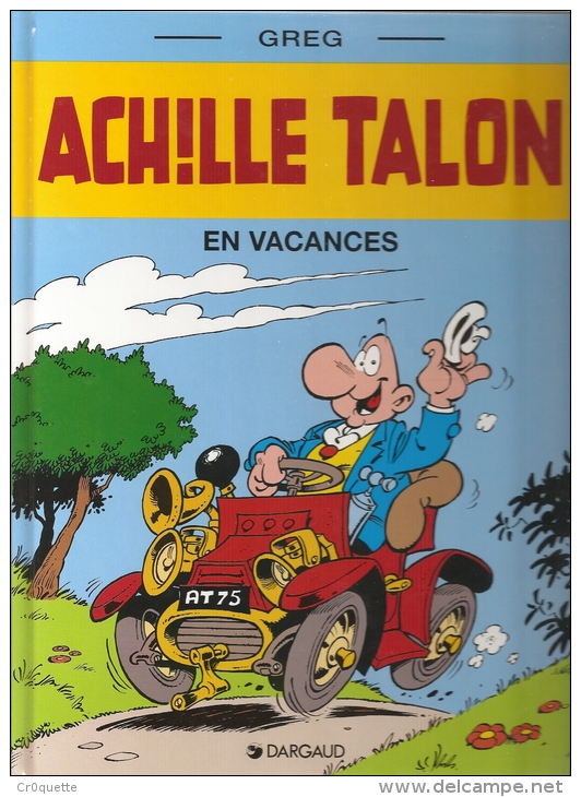ACHILLE TALON EN VACANCES Par GREG / PUBLICITE ESSO - Achille Talon