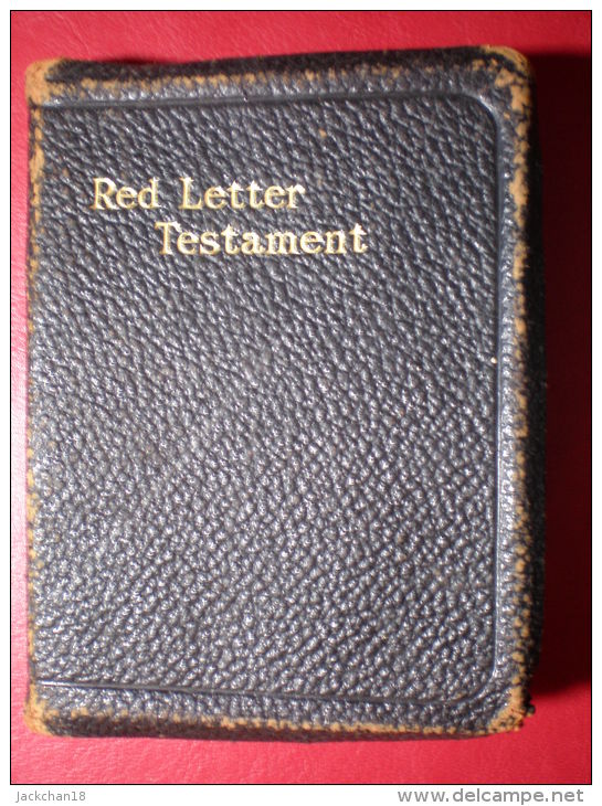 - THE NEW TESTAMENT RED LETTER - NOUVEAU TESTAMENT LETTRE ROUGE - - Bible, Christianisme