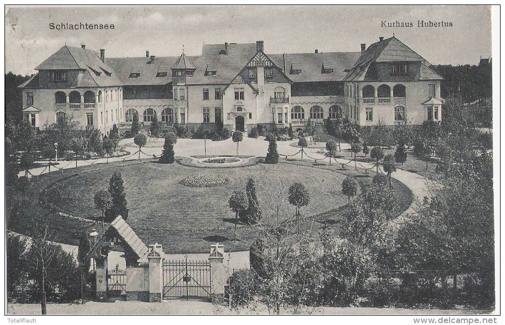 Berlin Schlachtensee Kurhaus Hubertus 9.9.1921 Firmenlochung EH - Steglitz