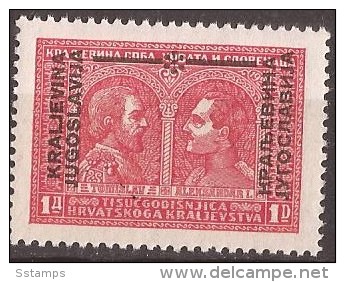 1931  238-40  JUGOSLAVIJA JUGOSLAWIEN GRUENDUNG DES KOENIGREICHES KROATIEN AUFDRUCK NEVER  HINGED - Unused Stamps