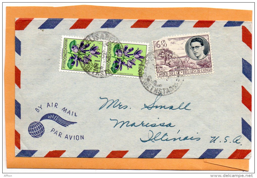 Congo Old Cover Mailed USA - Briefe U. Dokumente