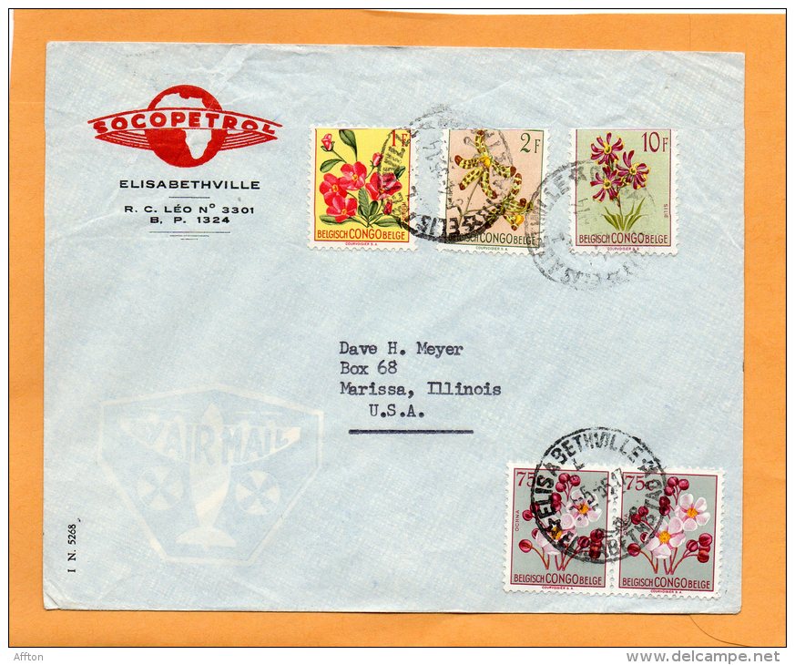 Congo Old Cover Mailed USA - Briefe U. Dokumente