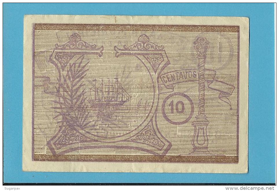 FIGUEIRA DA FOZ - CÉDULA De 10 CENTAVOS - 1921 - PORTUGAL - EMERGENCY PAPER MONEY - NOTGELD - Portugal